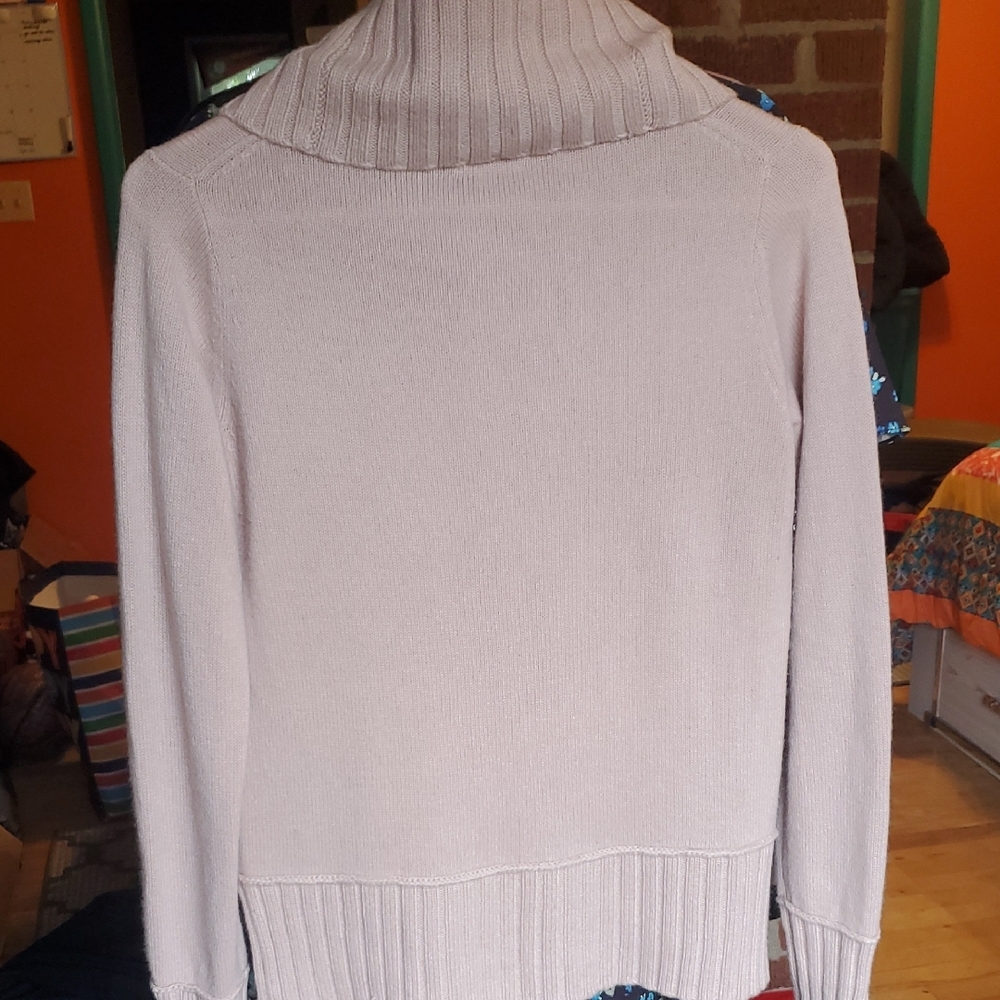 Club Monaco Blush Cowl Neck Sweater - Picture 3 of 7